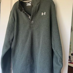 Mens Under Armour Green Pullover Sweatshirt